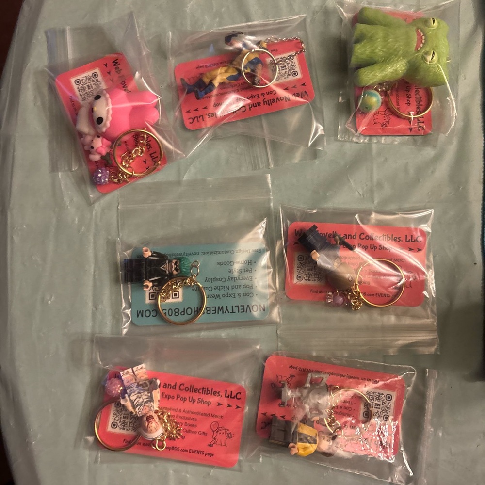 Assorted Character Keychains